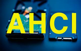 Переключение с IDE на AHCI без переустановки Windows